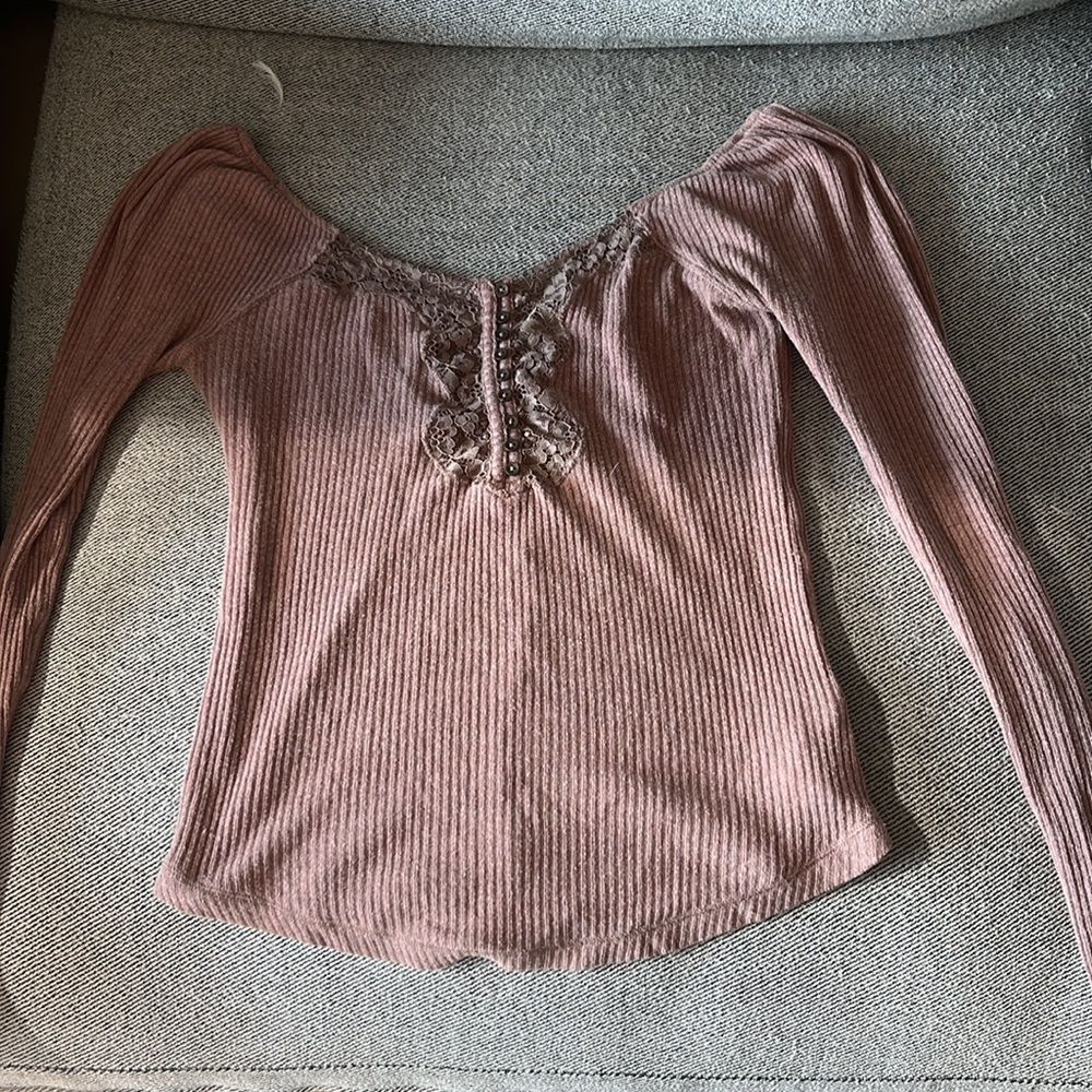 Free people lace shirt